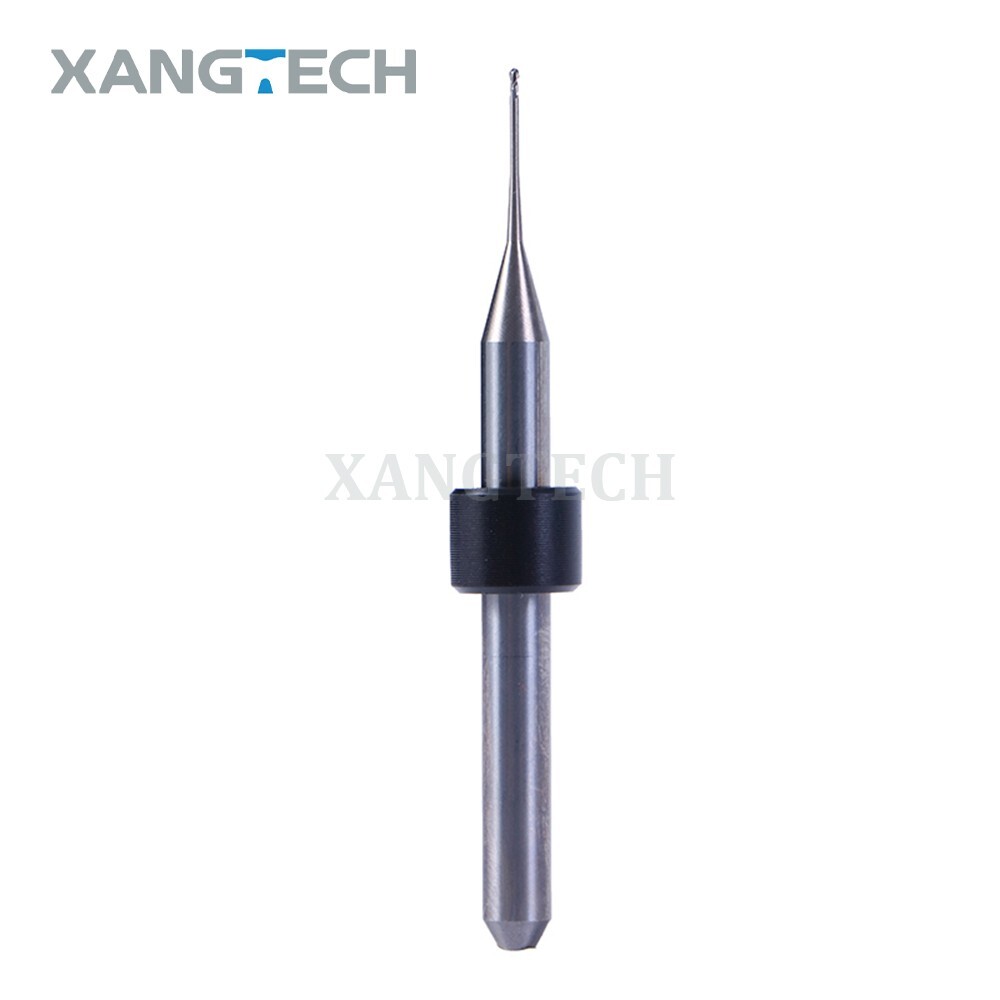 Xtcera Xmill 500 PMMA Milling Burs Tool 0.6/1.0/2.0mm Shank D 4mm for Wax Peek
