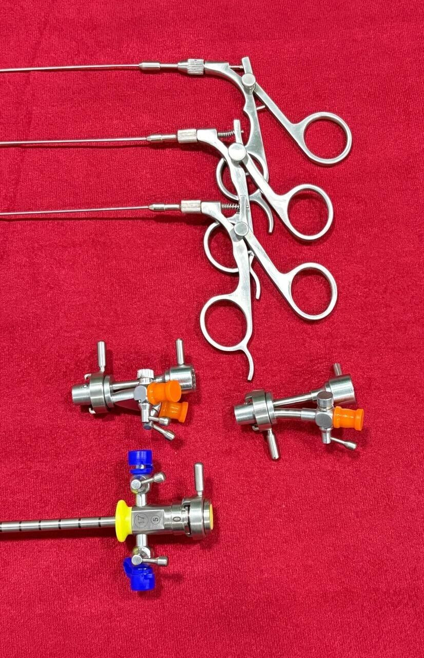 Hysteroscopy Cystoscopy Surgery Set 17FR with Semi Rigid Graspers 5FR Reusable