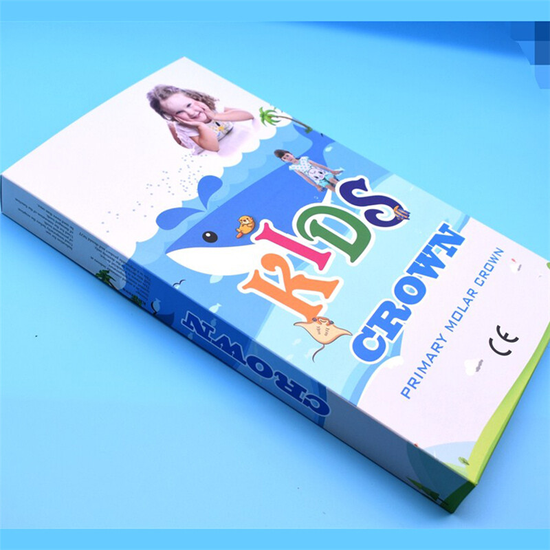 Dental Molar Crown teeth Kit Preformed Stainless Steel Kids/Adult Crowns 48/96Pc