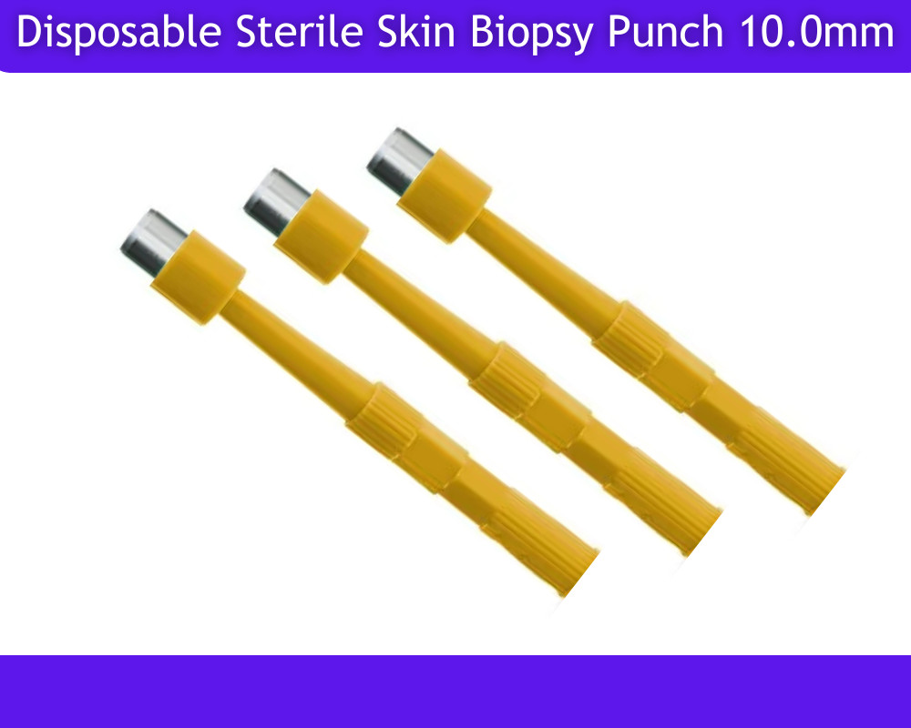 Disposable Sterile Biopsy Punch Micro Dermal Anchors Body Piercing Tool 10.0 MM