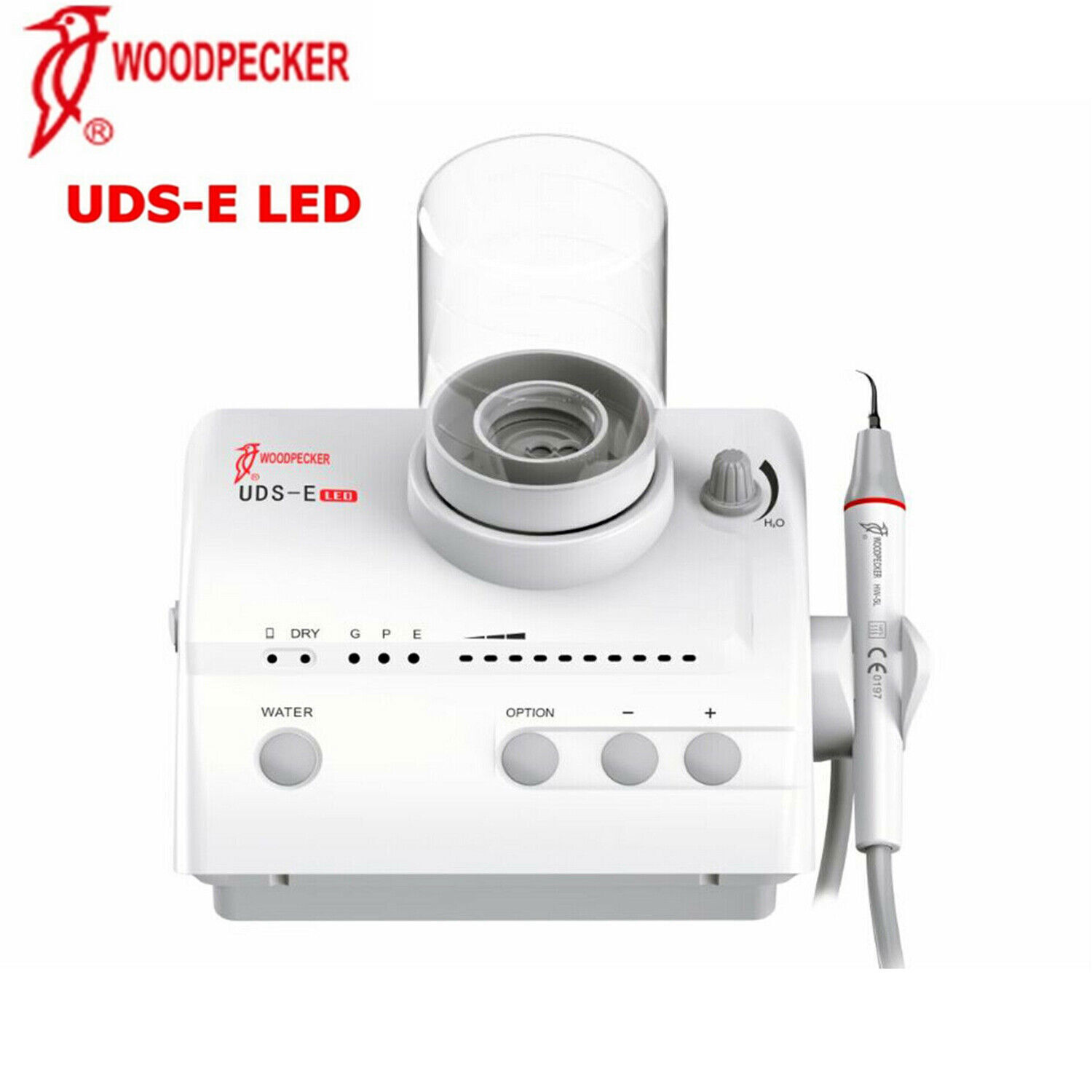 100% Original Woodpecker UDS-E LED Dental Ultrasonic Piezo Scaler Handpiece FDA