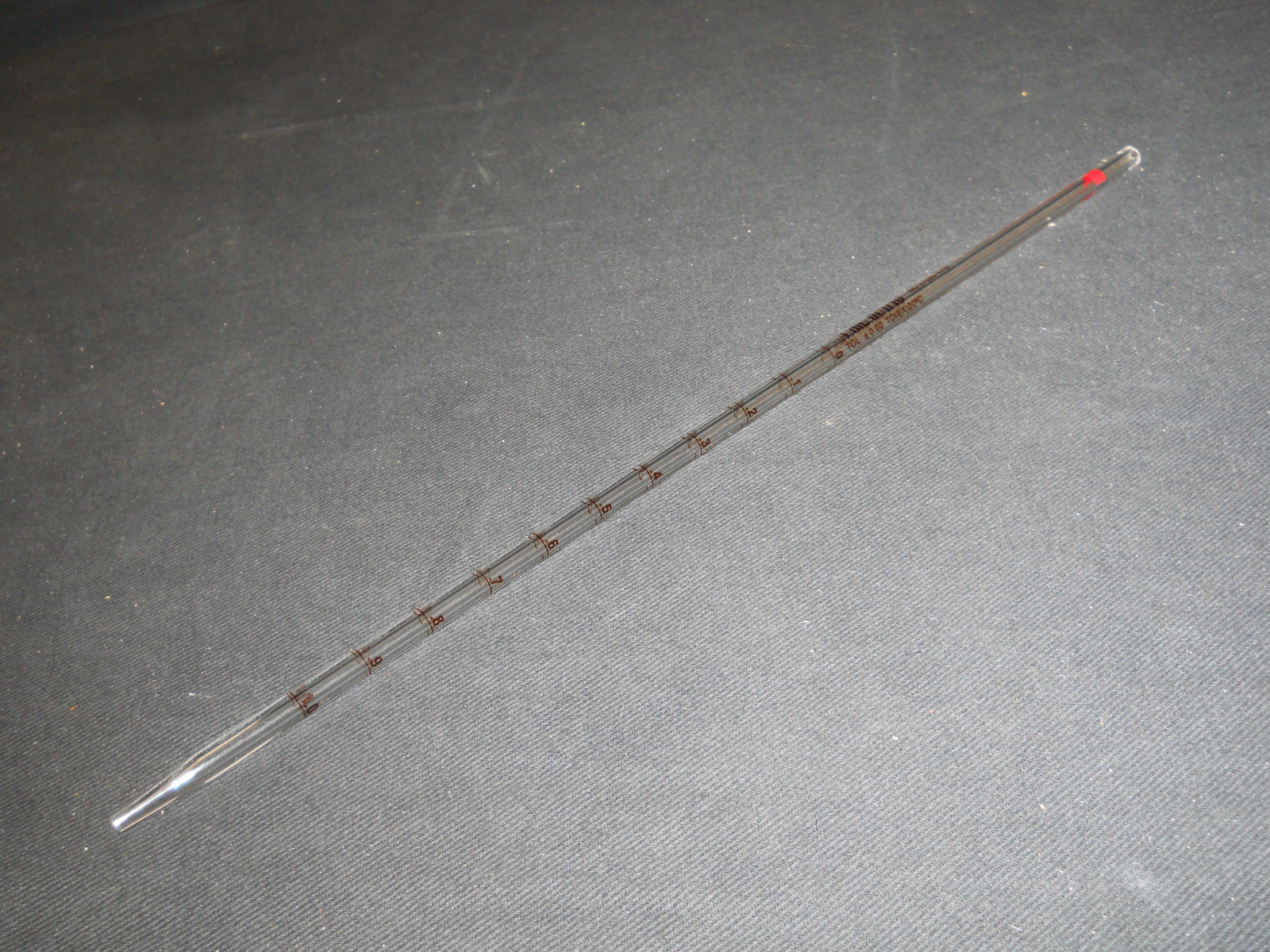 Kimble Kimax-51 TD 1mL in 1/10 Reusable Serological Glass Pipet, 37020-1110