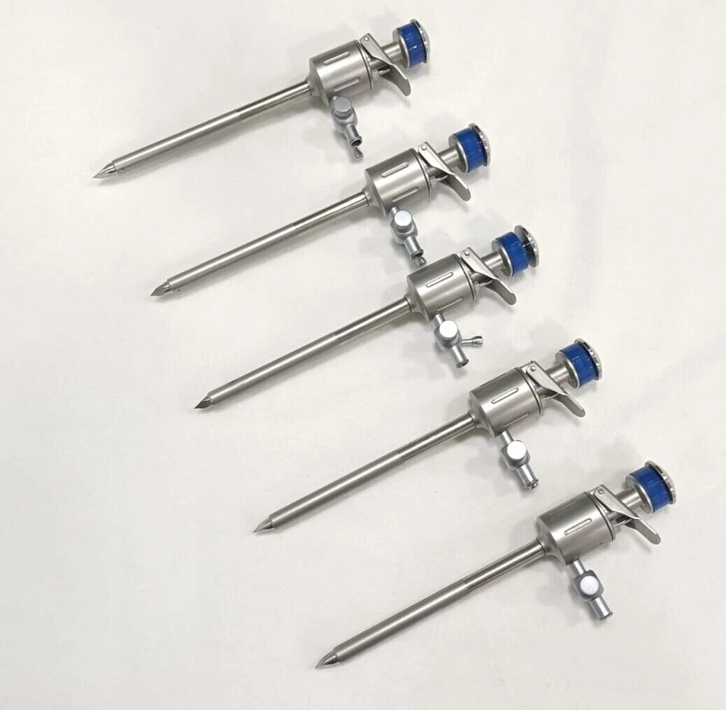 Laparoscopic Trocar Cannula 5mm Best Quality Reusable Surgical Instruments-5pc