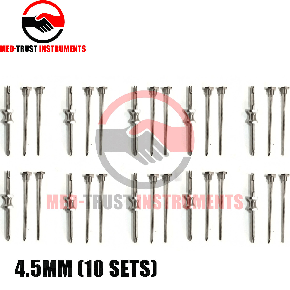 HRT Trocar 4.5mm Hormone Replacement Pellet Insertion Trocars 10 Sets