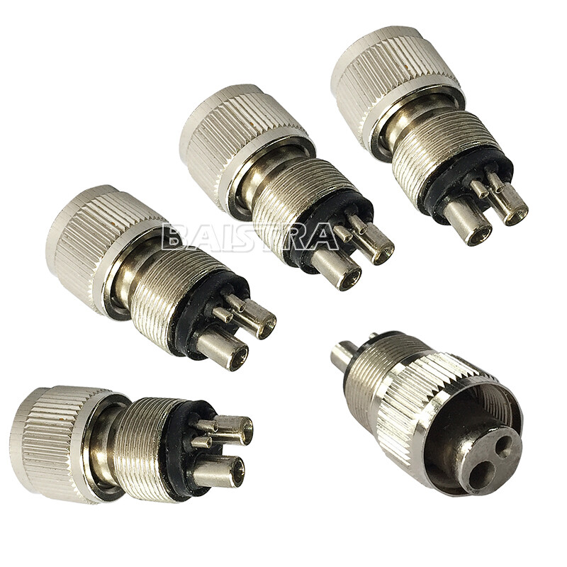 Dental 2/4 Holes High Speed Handpiece Tubing Change Connector Converter