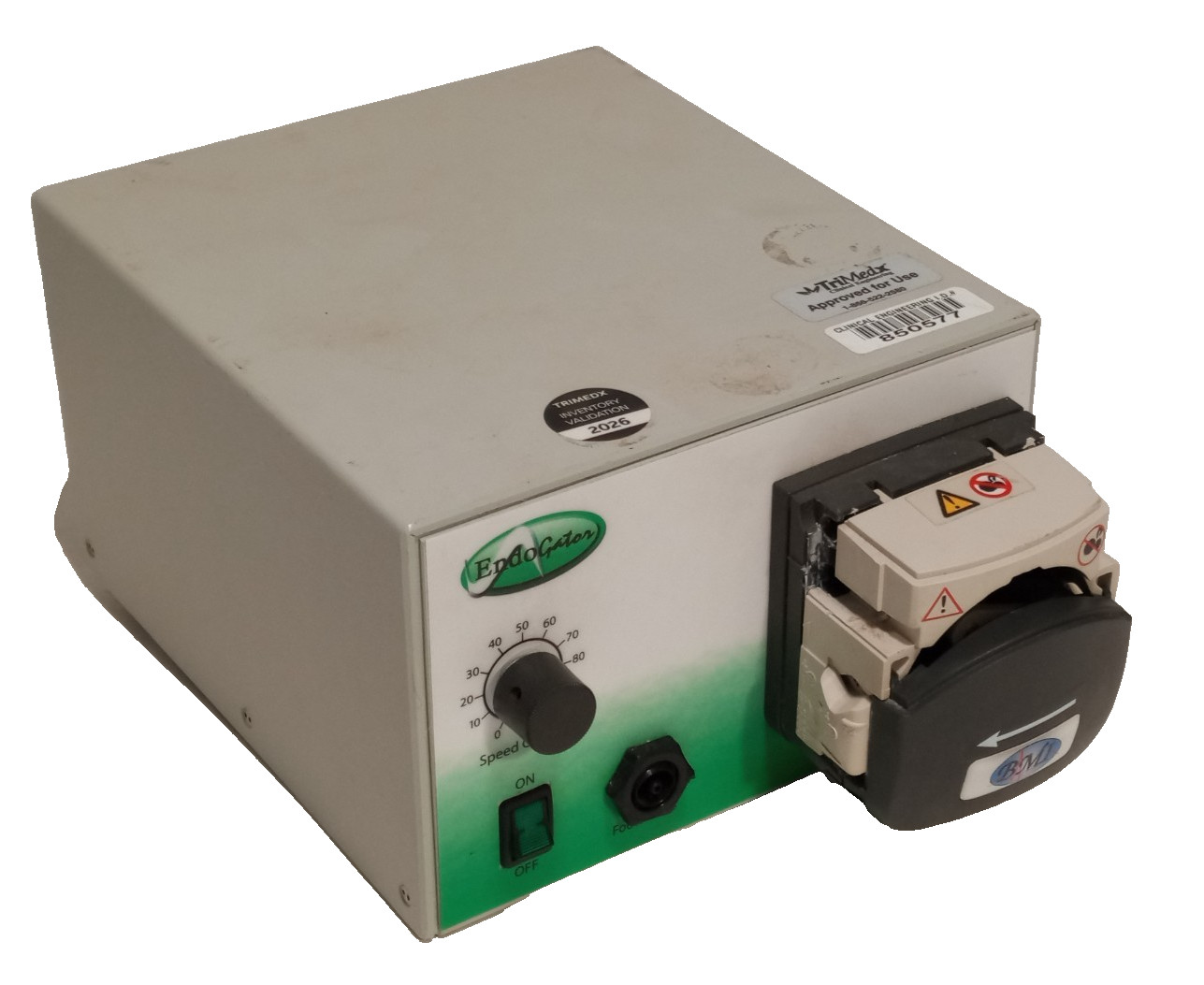 Byrne Medical EGP-100 EndoGator Irrigation Pump Device, 120/240V, 50-60Hz, 30VA