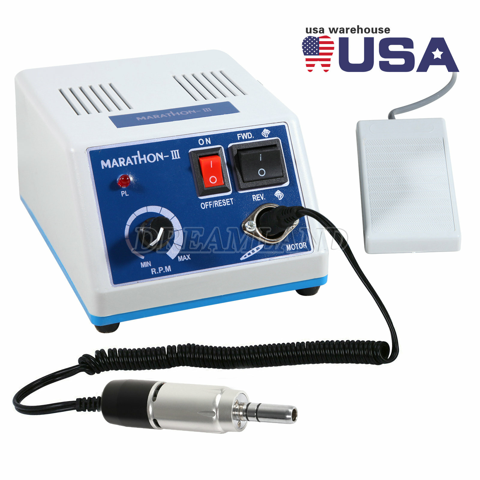 Lab Marathon Micromotor /Contra Angle /Straight 100*Green Cups TXX Dental