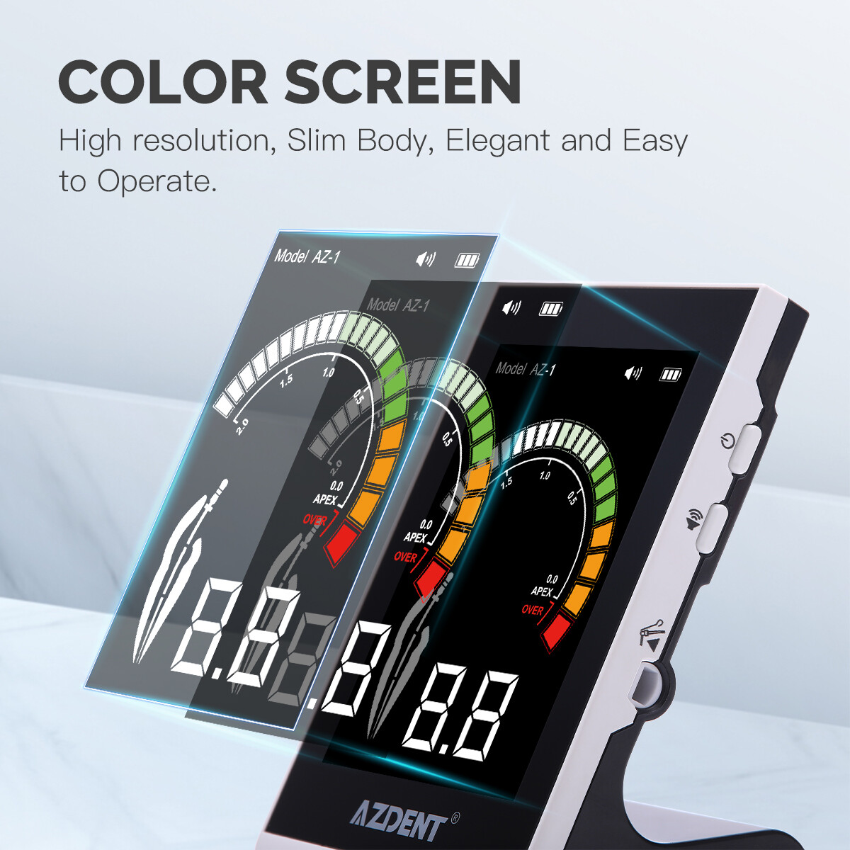 AZDENT Dental Cordless LED 16:1 Endo Motor /Apex Locator /Endo Rotary Files