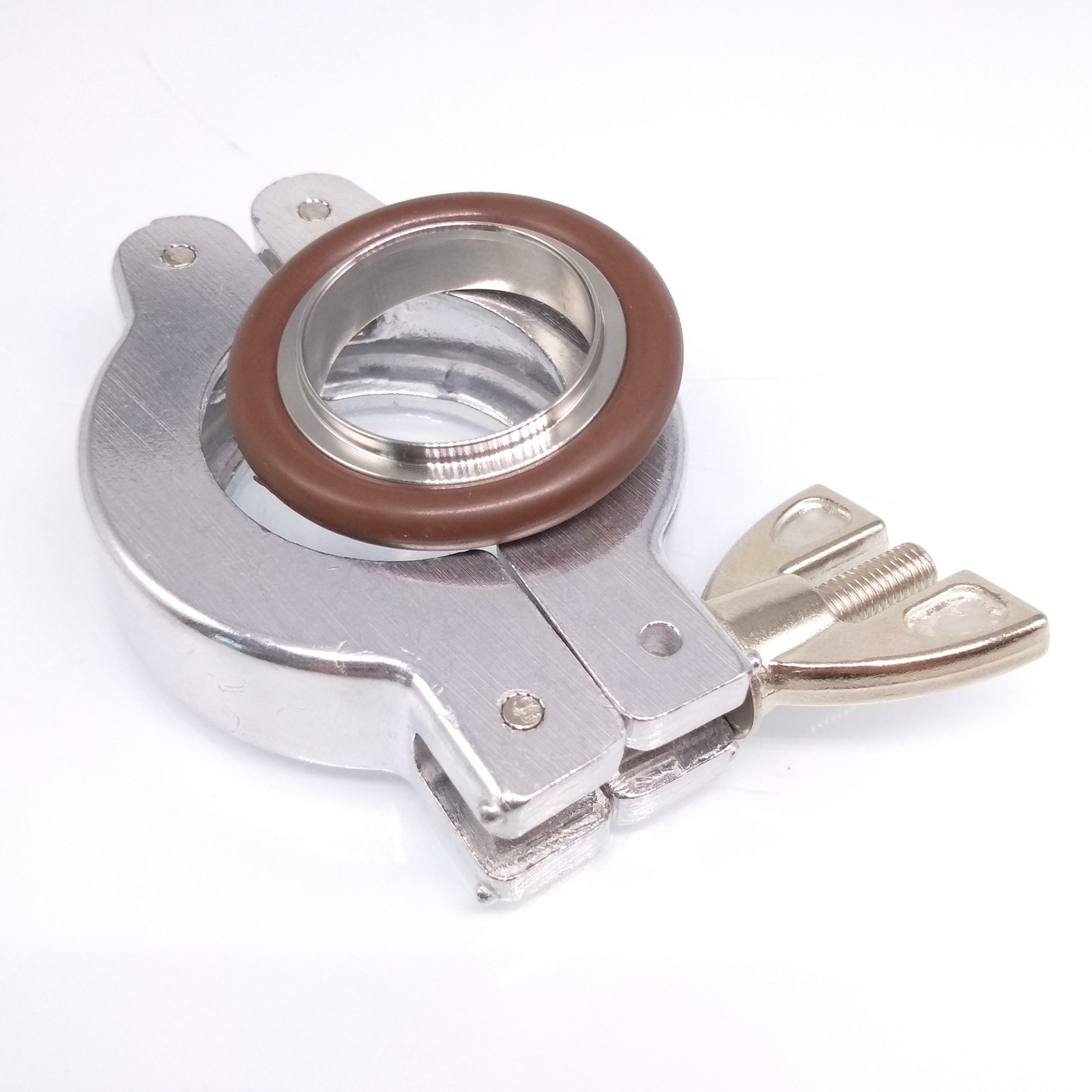 1 set KF25 Aluminium vacuum clamp ring + SS304 centering ring w/ O-ring