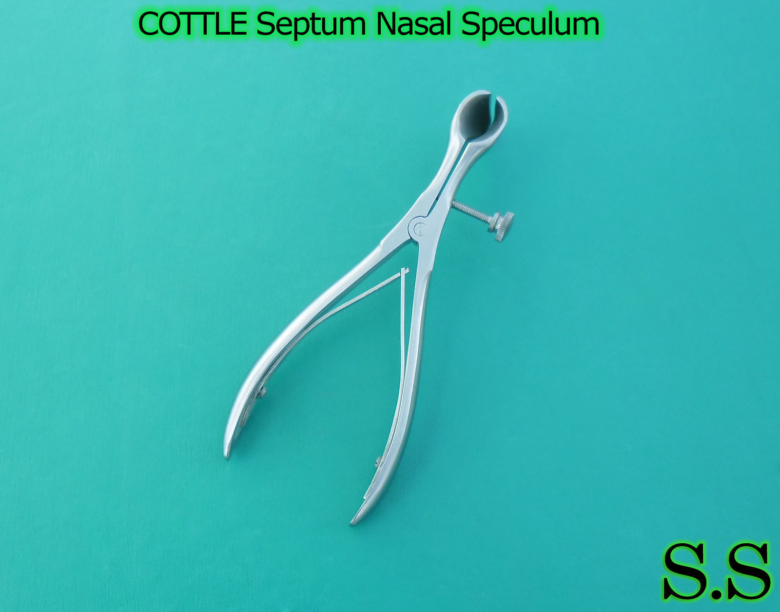 1 Piece Of COTTLE Septum Nasal Speculum 6.00″ BLADE 3.5″ (90mm)