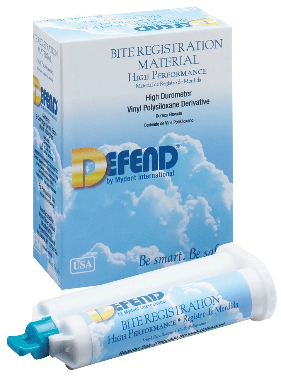 Mydent BR9002 Defend Bite Registration Material Fast Set Unflavored 2/Pk 50 mL