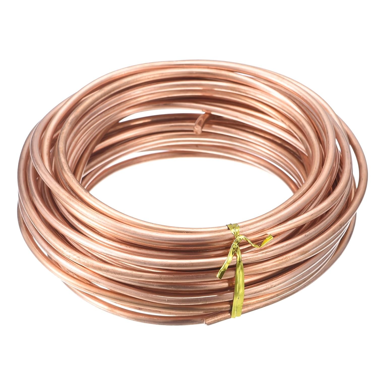 uxcell Soft Copper Wire (7 Gauge, 31 FT), 7 Gauge x 31 FT, Reddish-Brown