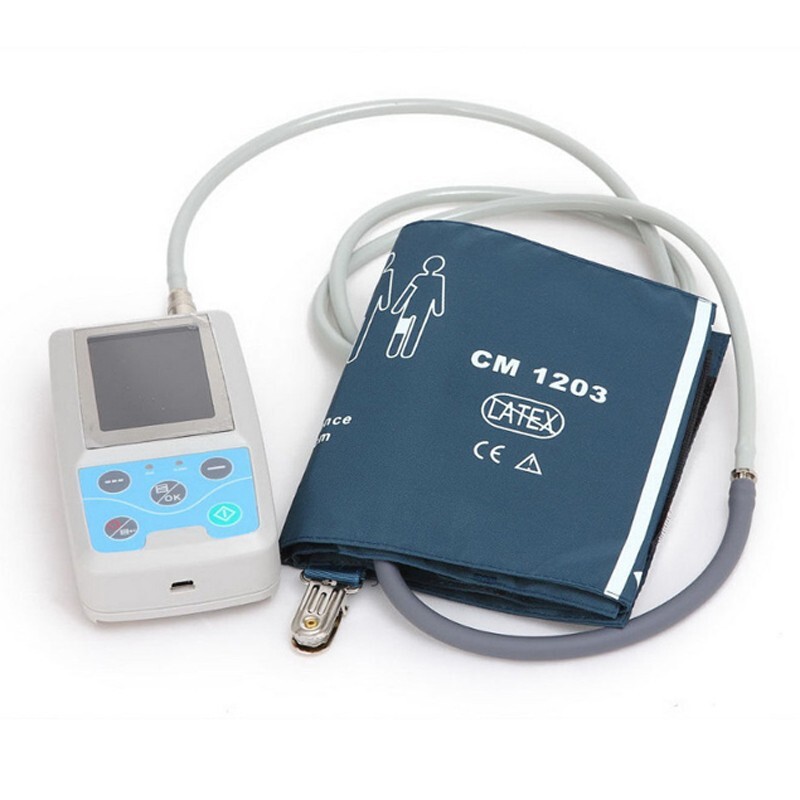 ABPM50 Ambulatory Blood Pressure Monitor – 24HR Holter, PC Software, for Adults