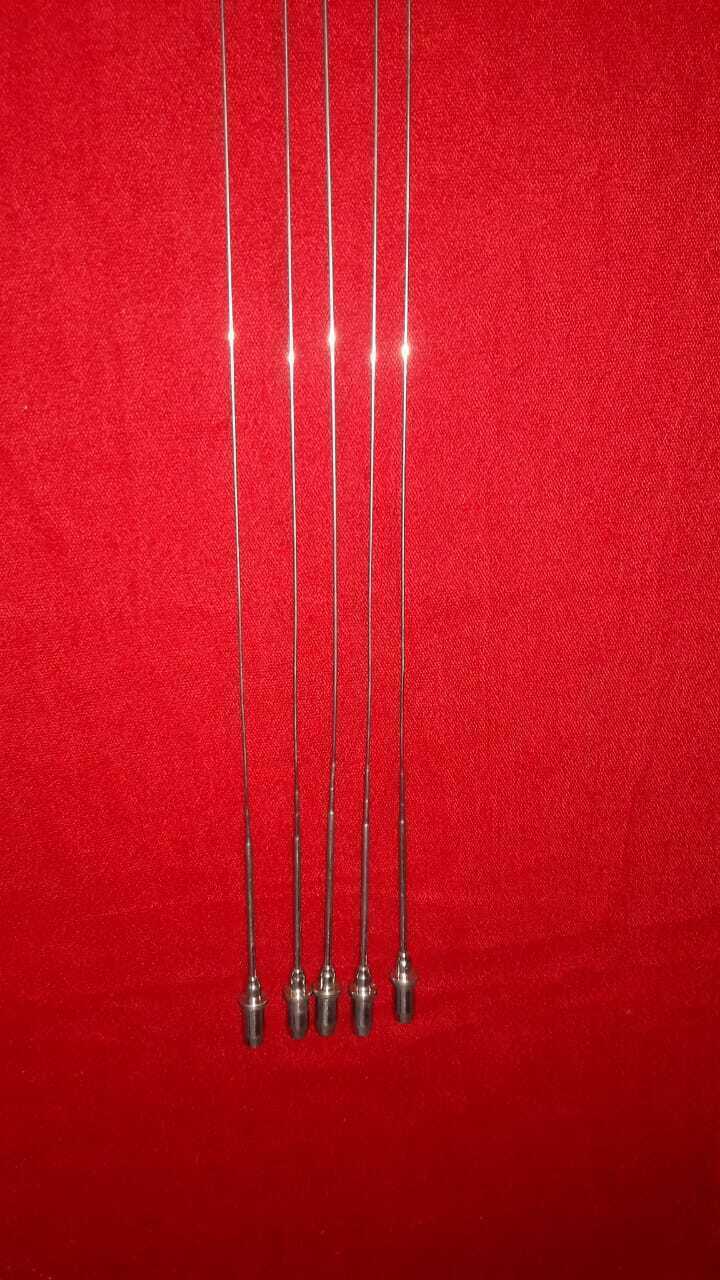 NEW LITHOCLAST PROBE STAINLESS STEEL SET OF 5 and 1 hand Pcs