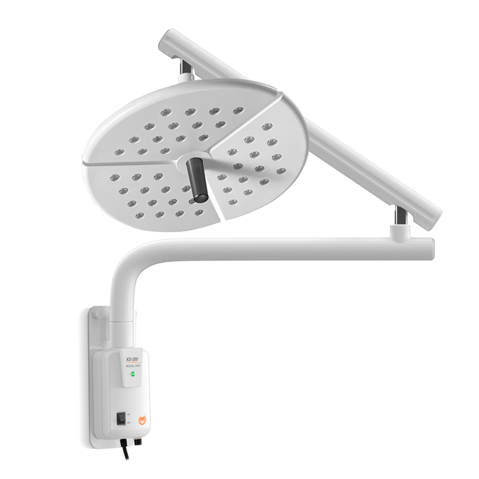 80W Wall-Mounted Dental Surgical LED Exam Light ENT Shadowless Operation Lamp