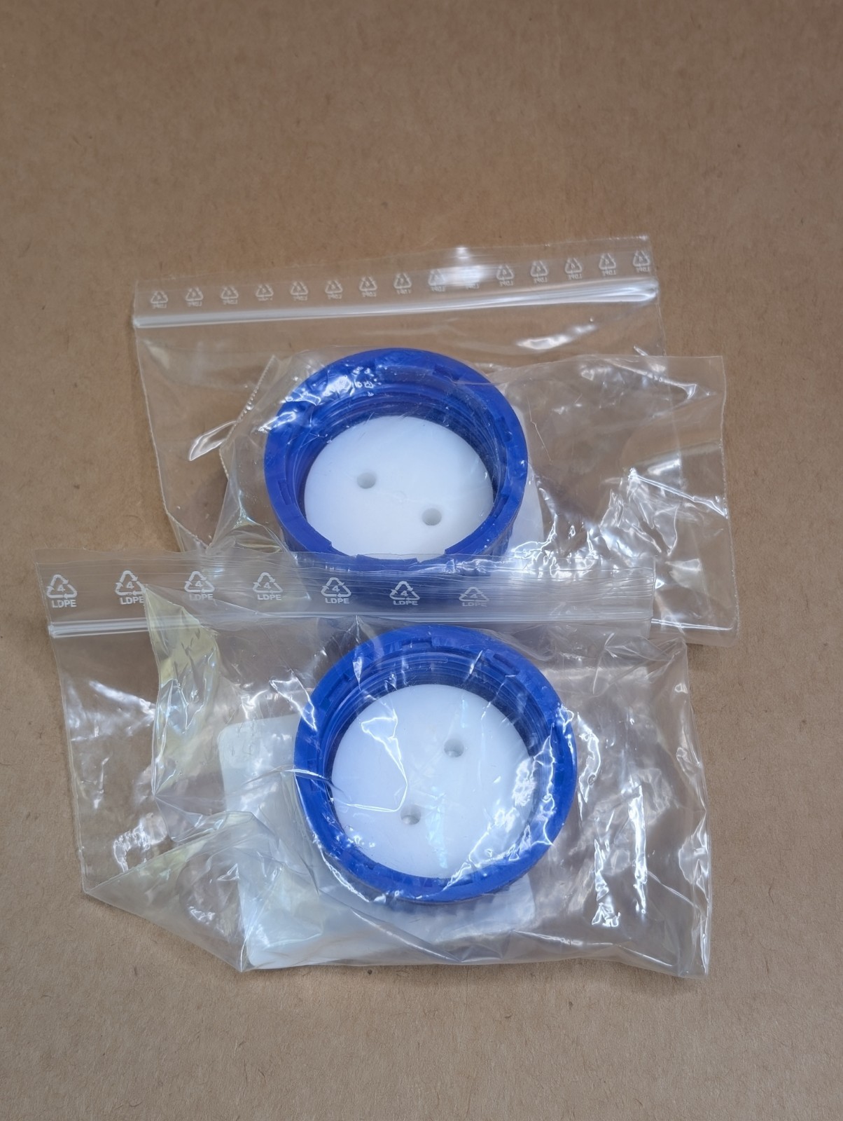 KNAUER G1972 DURAN GL45 2-Port HPLC Solvent Bottle Screw Cap