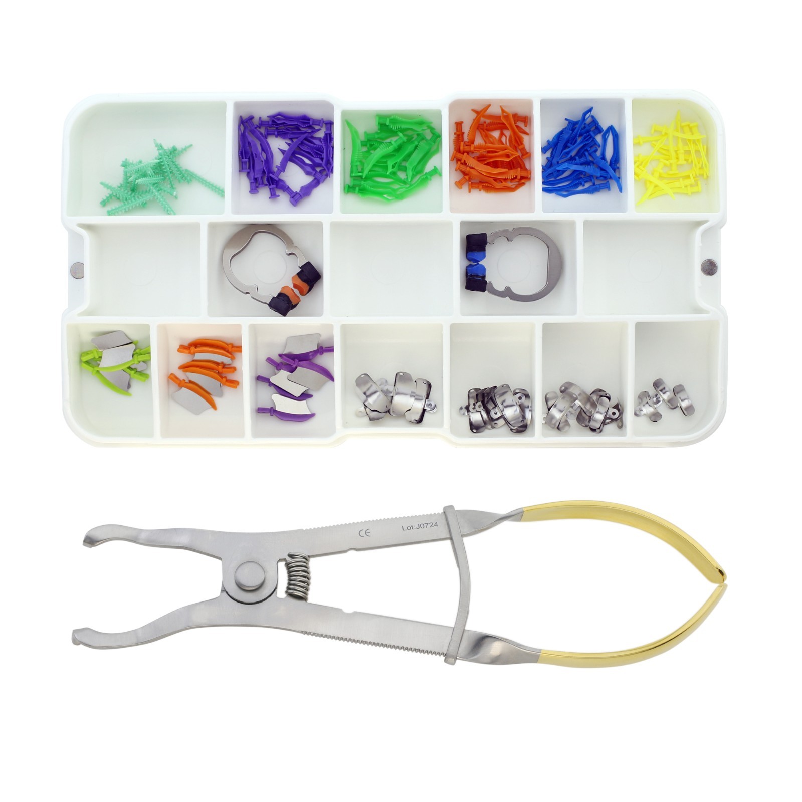 Dental Sectional Matrix System Bands Retaining Rings Wedges Forceps Palodent V3