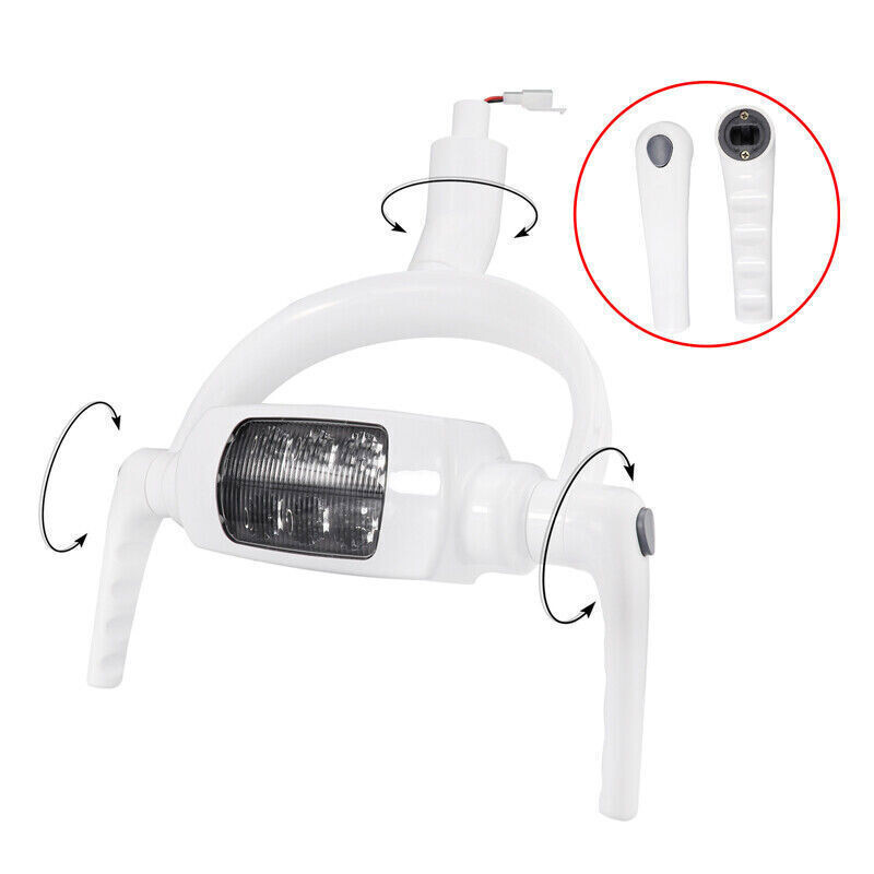 KWS Dental LED Oral Light Ceiling-mounted Surgical Operating Lamp 6 LED with Arm