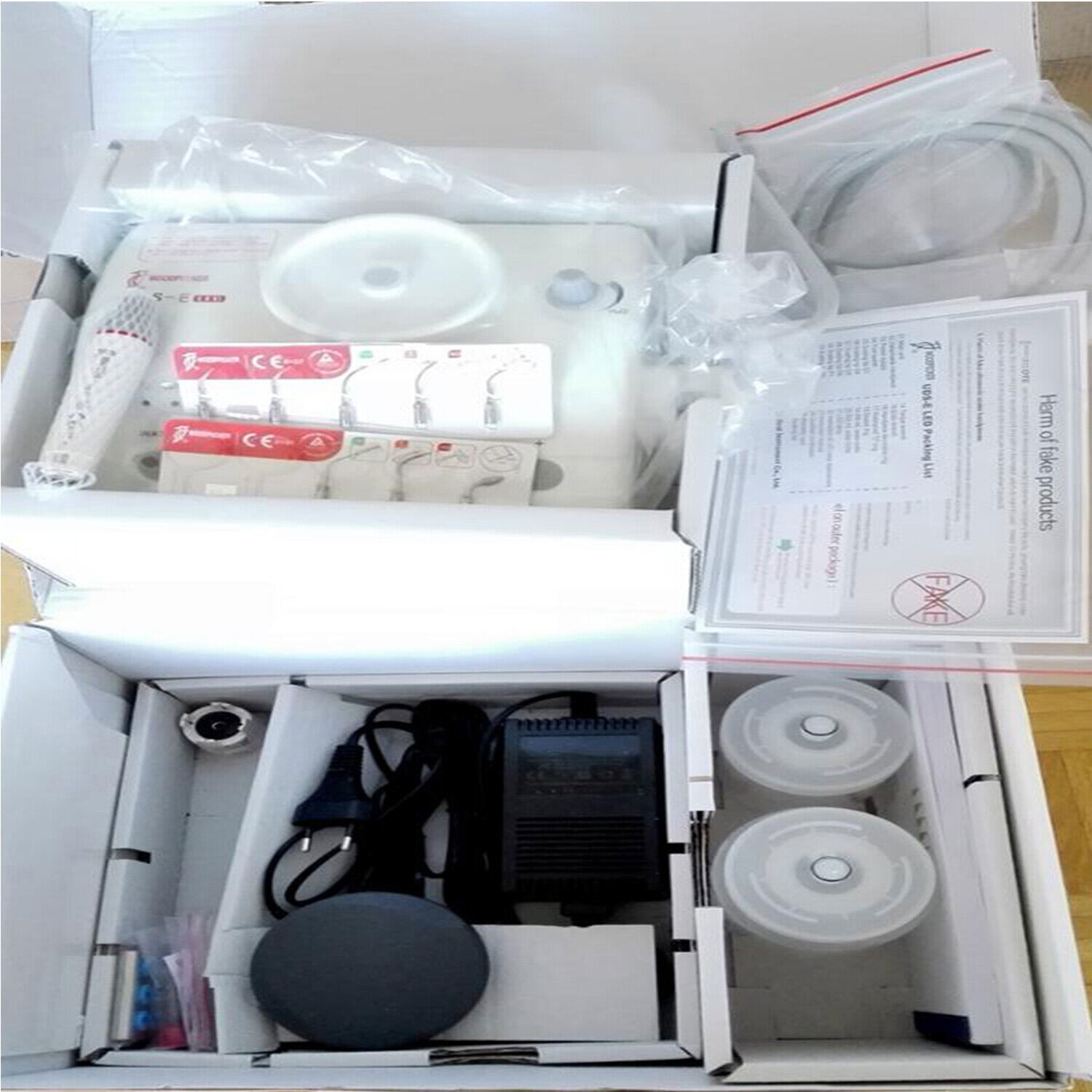 100% Original Woodpecker UDS-E LED Dental Ultrasonic Piezo Scaler Handpiece FDA