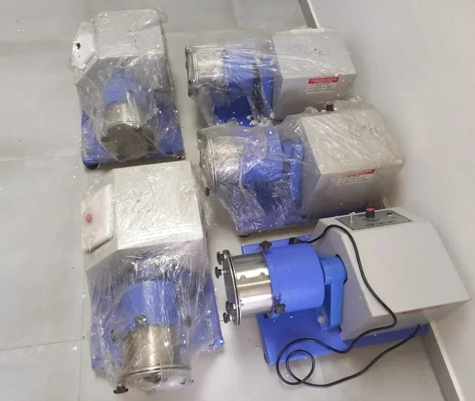 110v Laboratory Ball Mill 2 kg Heavy Duty 10(15mm) & 35(8mm) SS Balls