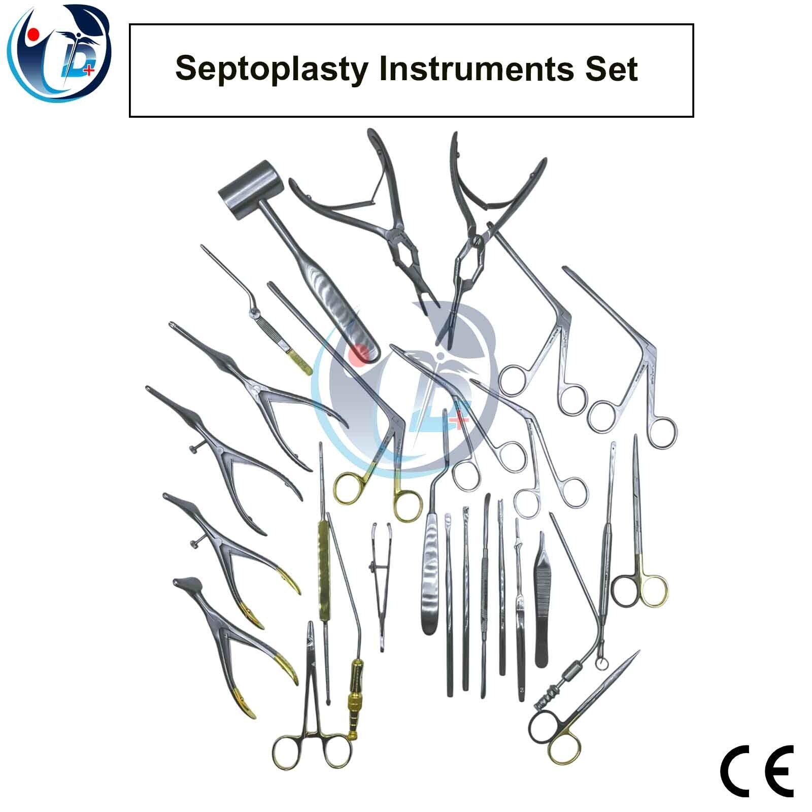 Septoplasty Instruments Set of 28 Pcs Nasal Surgery Tools Set German Quality