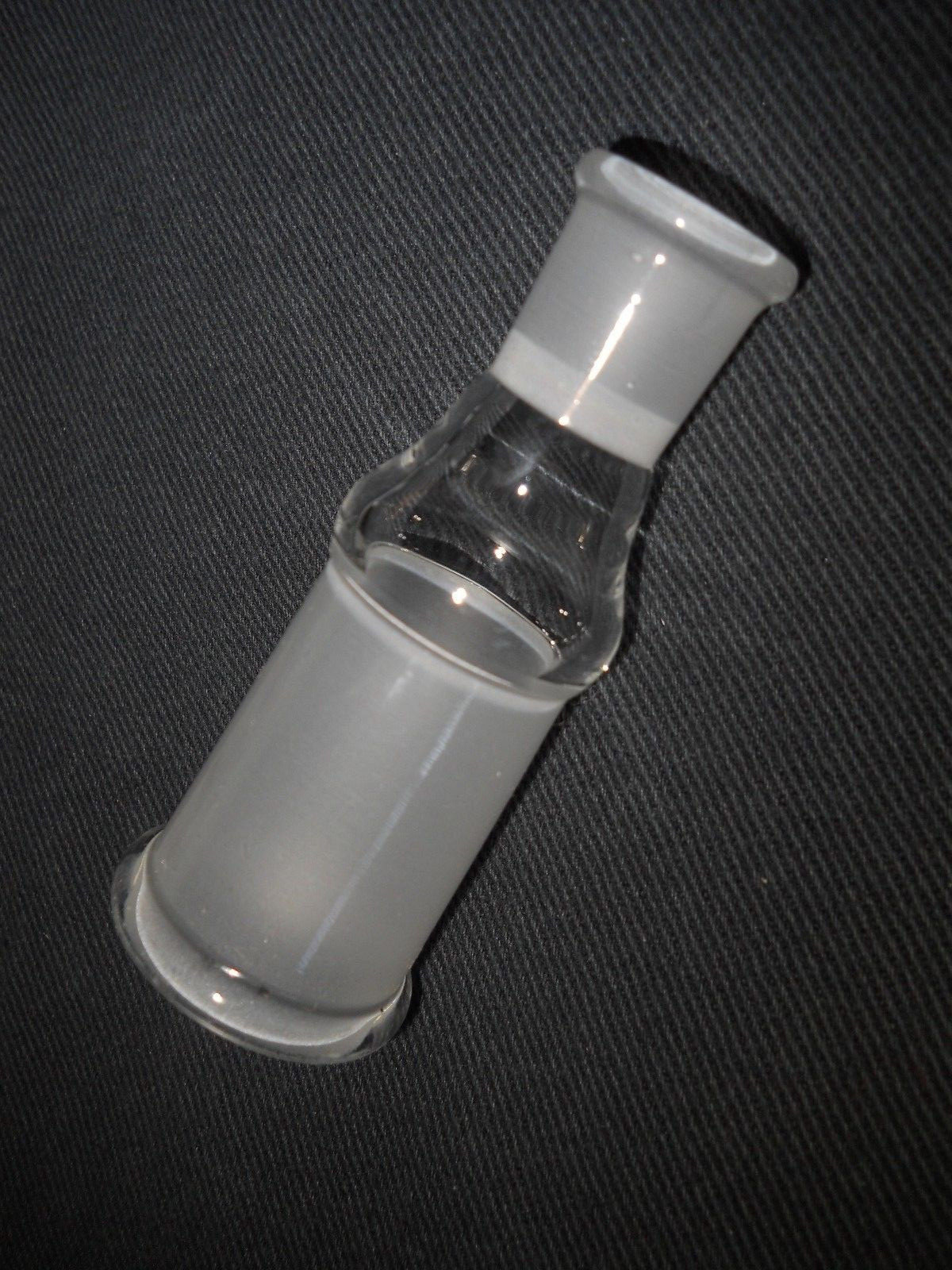 Unbranded Glass 24/40 Outer to 14/20 Outer Joint Straight Connecting Adapter