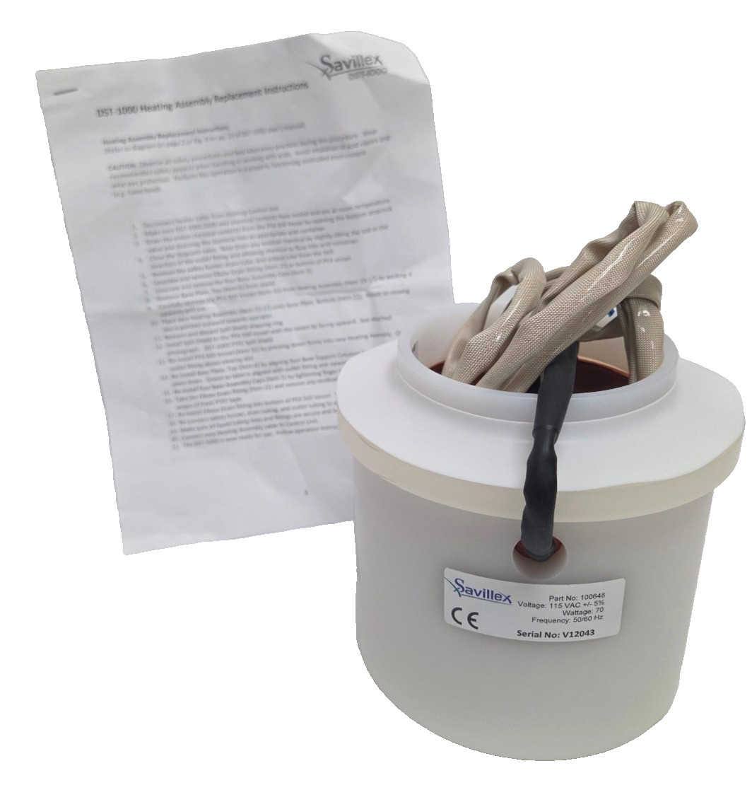OEM Savillex DST-1000 Heating Assembly Replacement Kit 10064, 115V, 70W, 50/60Hz