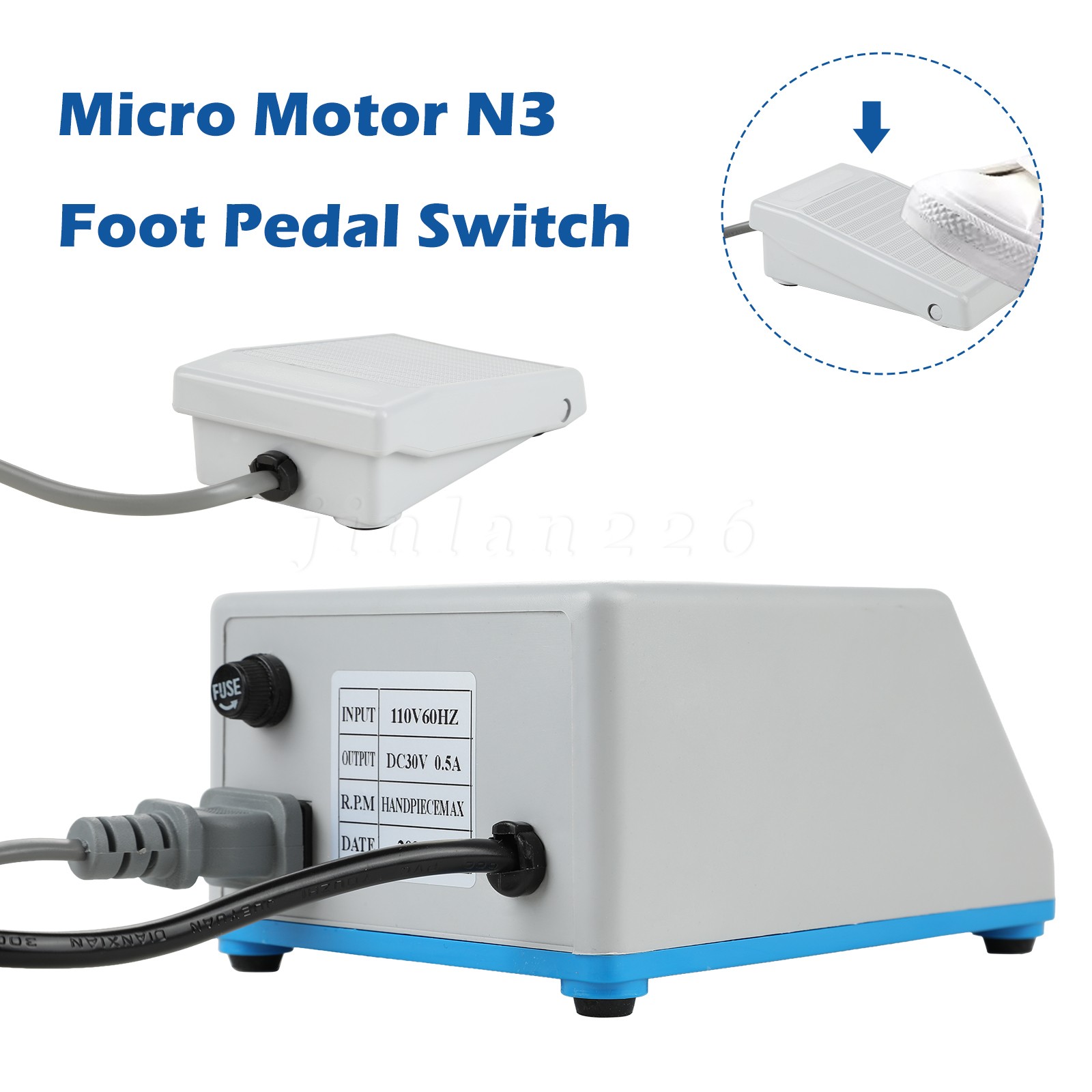 Dental Lab Marathon III Micromotor Polishing Handpiece Max 35K RPM Handpiece