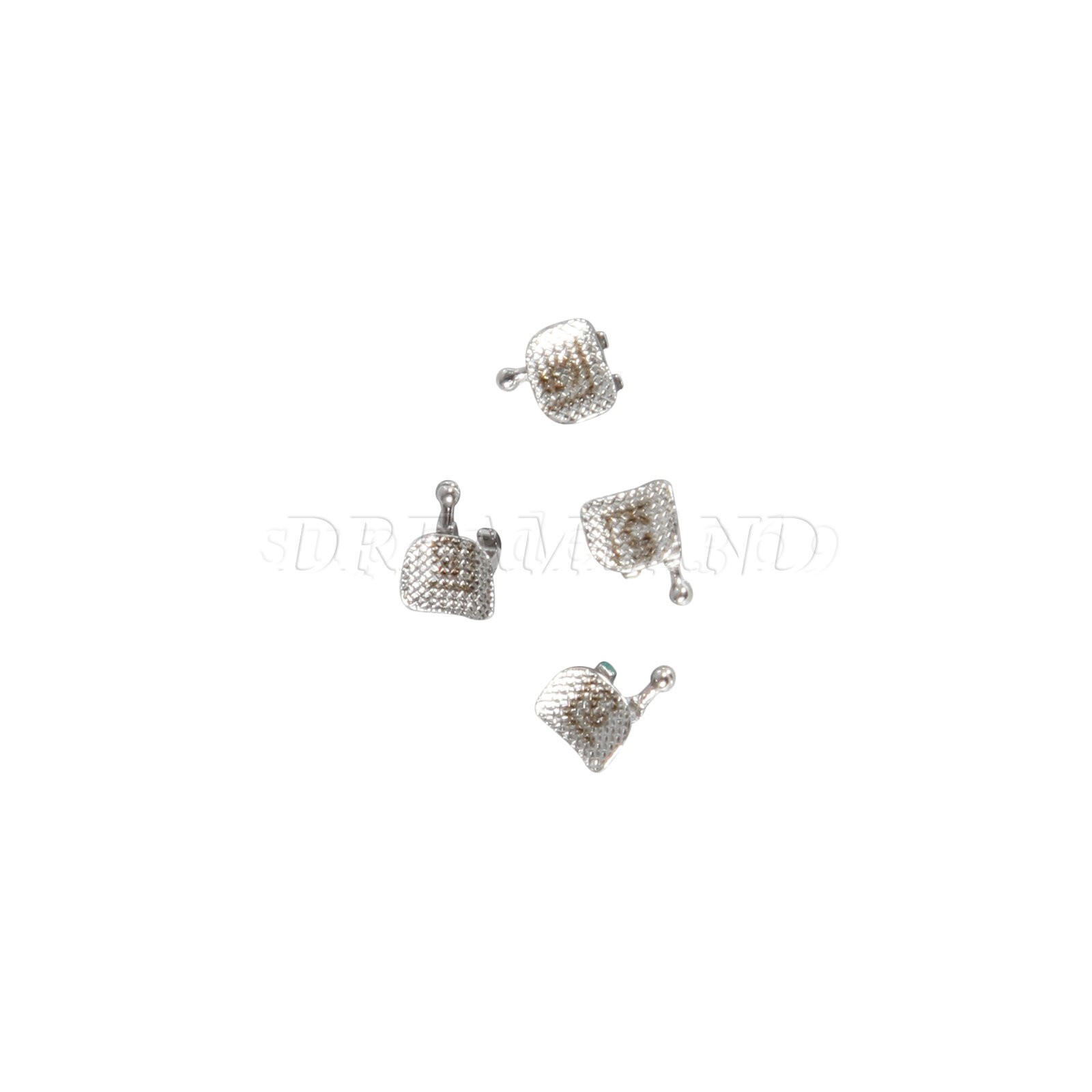 1000pcs Dental Metal Orthodontic Bracket Brace Mini Roth.022 345 Hooks Mark