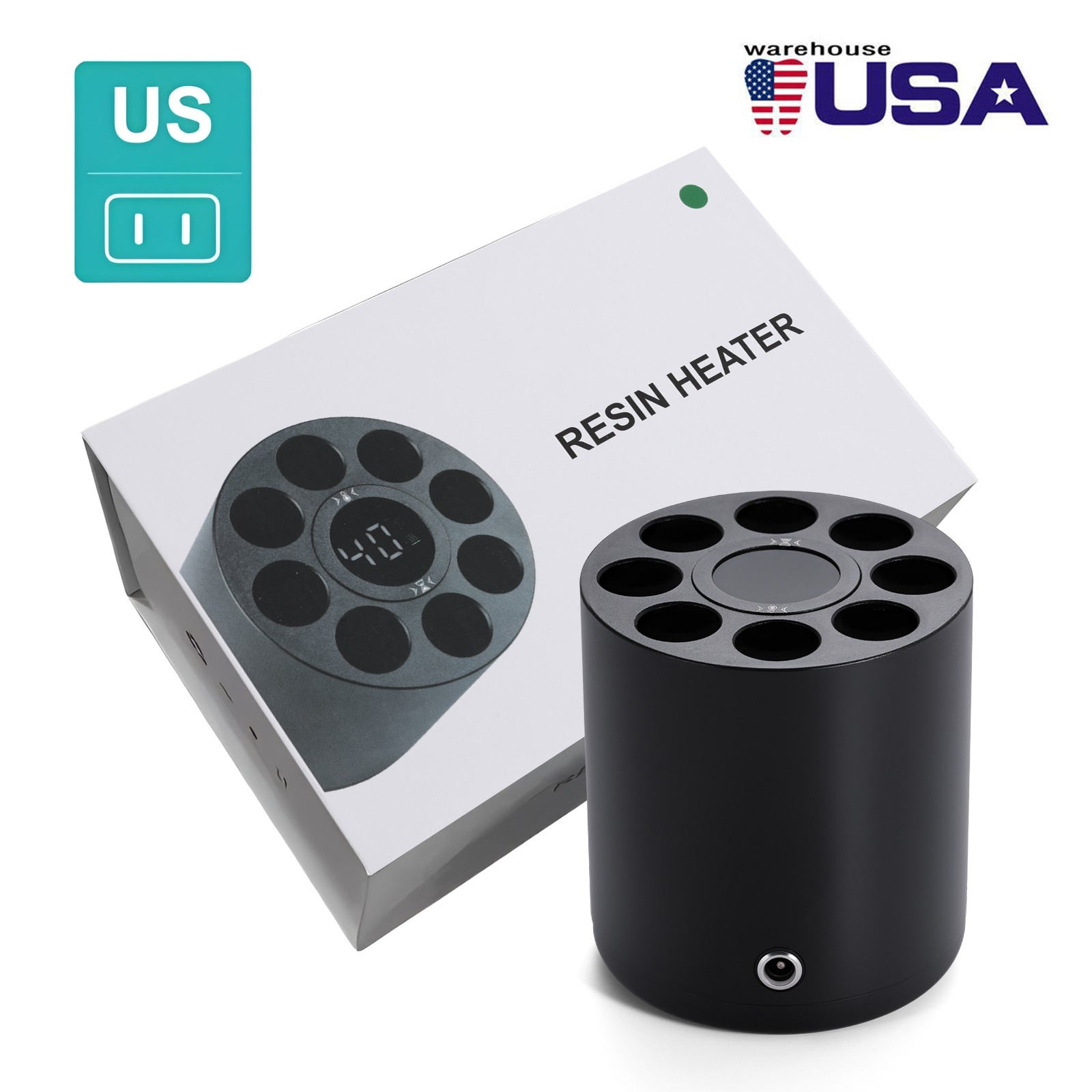 Dental Composite Resin Heater Material Soften Heat Warmer 40/45/50℃ US Plug