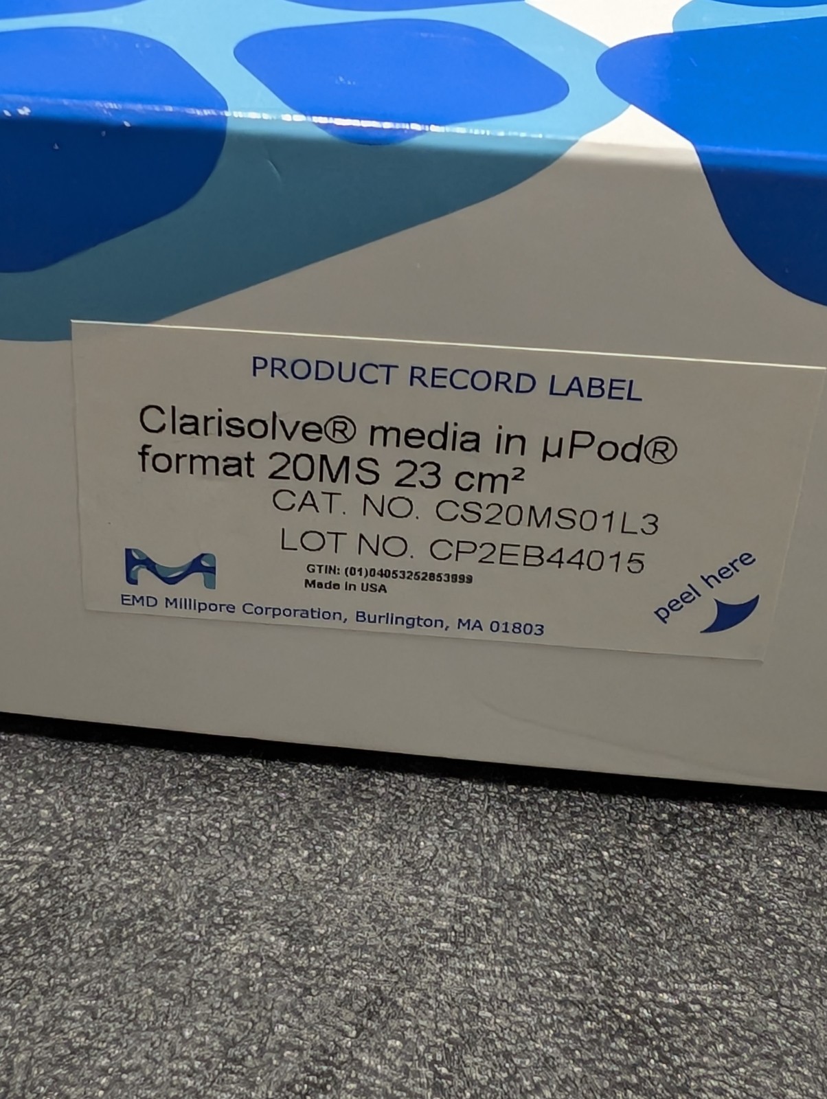 Millipore CS60HX01L3 Clarisolve 60 μm Depth Filters in Pod Format