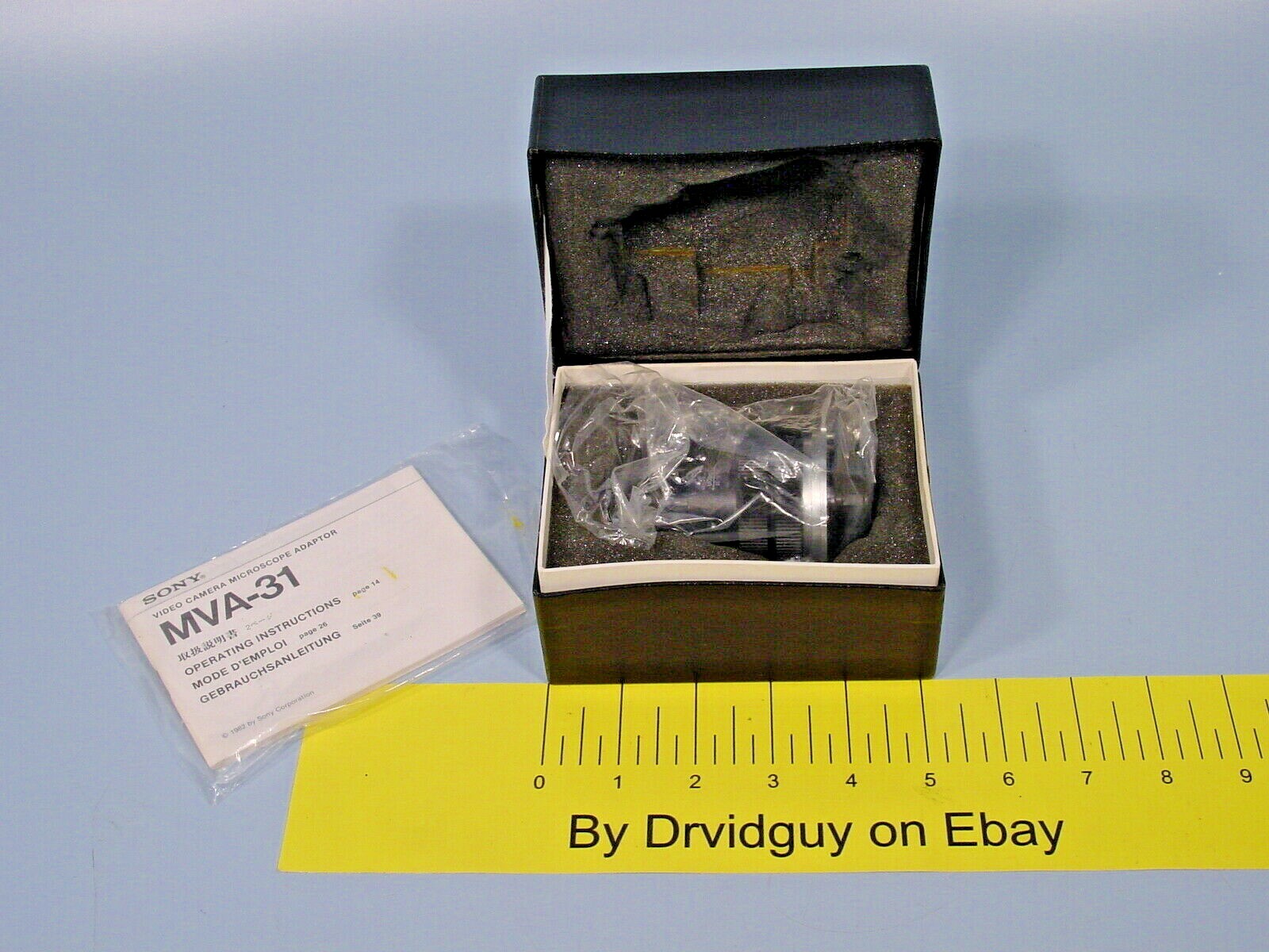 *Sony MVA-31 Microscope Adaptor w/ 2/3″ Bayonet Mount for DXC-750 and others