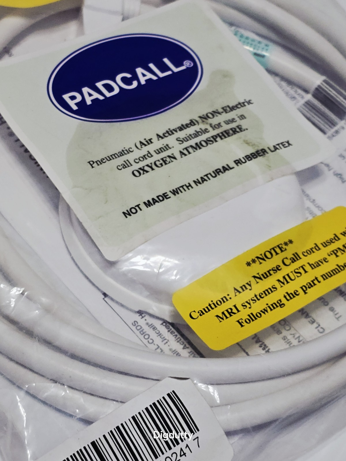Genuine Padcall Cord conductor 13201b-10w Model E1234-08 Pneumatic air Activated