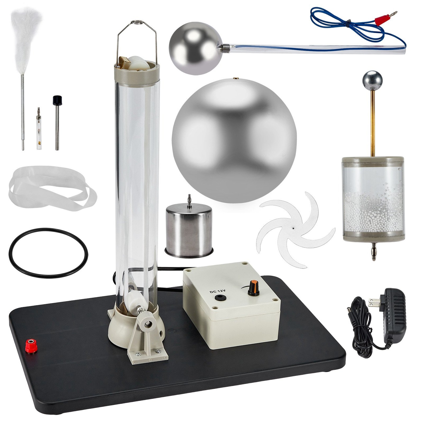 Van De Graaff Generator Motorised In Heavy Motor With All Practical Accessories