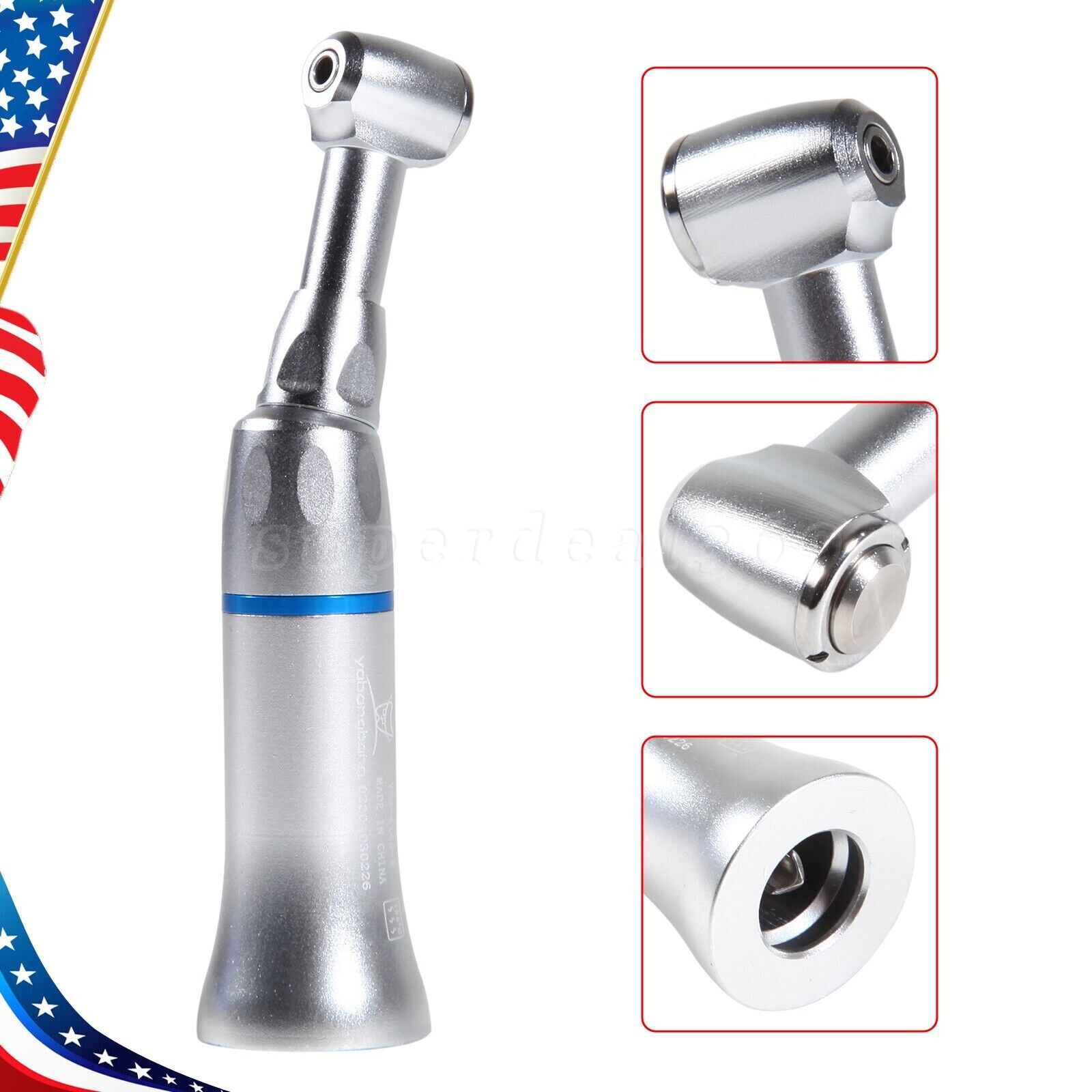 5X Dental Push Button Low Speed Contra Angle Handpiece F/ NSK E-type YAD MX