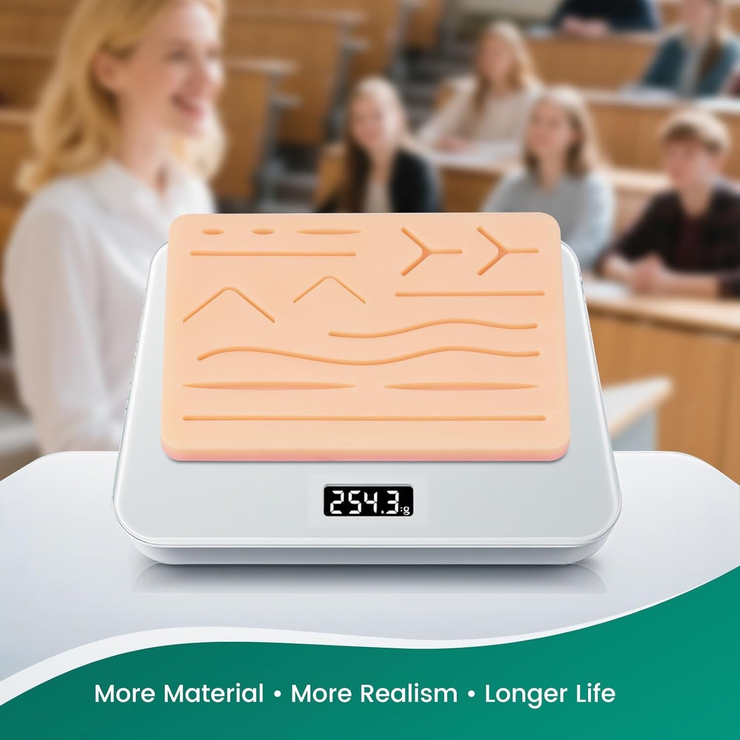 Portable 3-Layer Suture Practice Pad – Ideal for Medical & Veterinary Students