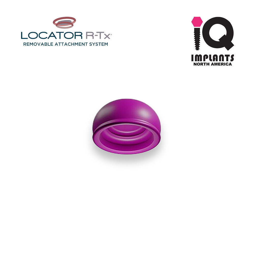 Zest LOCATOR R-Tx Ltd Range Replacement Caps, Medium Retention, Magenta (4 Pack)