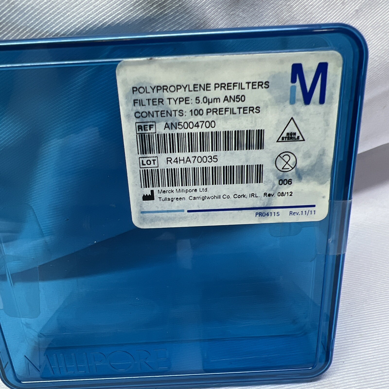 ✅ MILLIPORE AN5004700 POLYPROPYLENE SCREENS FILTERS 5.0 um PP 100 Plus COUNT