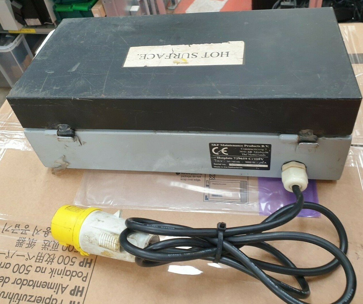 SKF MAINTENANCE PRODUCTS 729659 C /110v HOTPLATE (r1s9.7)
