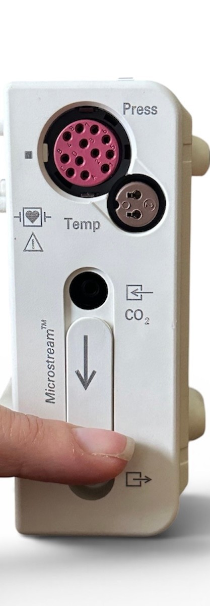 Philips M3015A opt C06 Microstream CO2 Module w IBP/Temp