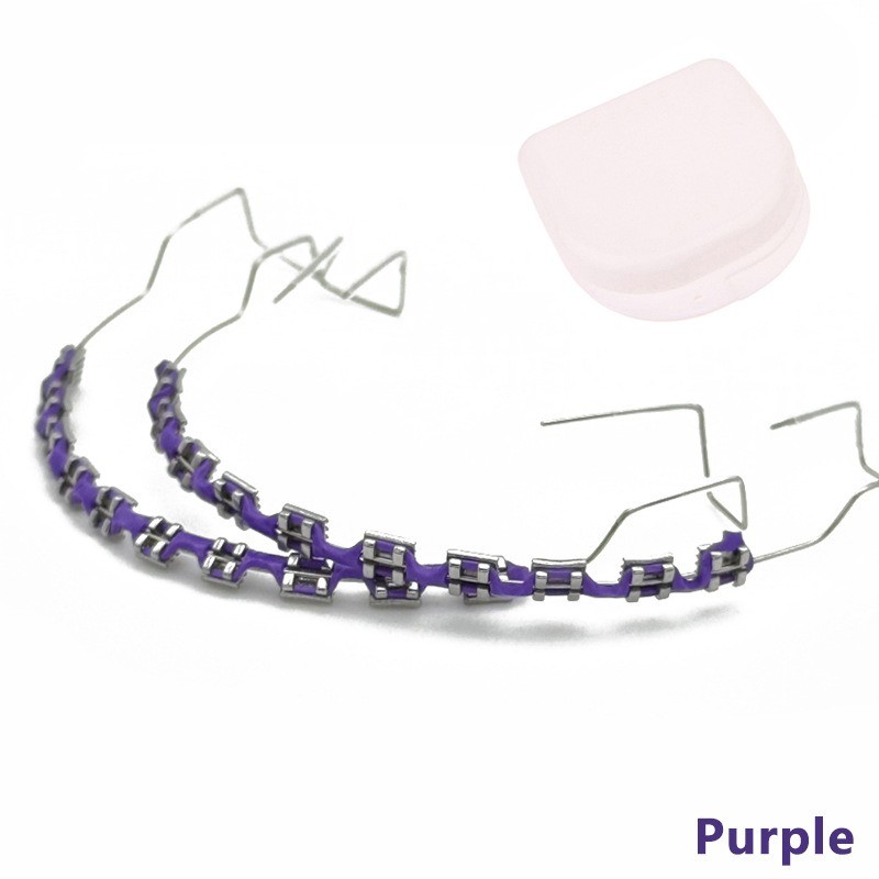 Fake Braces For Teeth Temporary False Fake Brackets Metal Wires Bracket