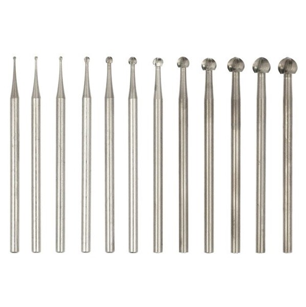 Round Carbide Burs for Friction Grip High FG (Choose Your Size & Qty) 19mm 26mm