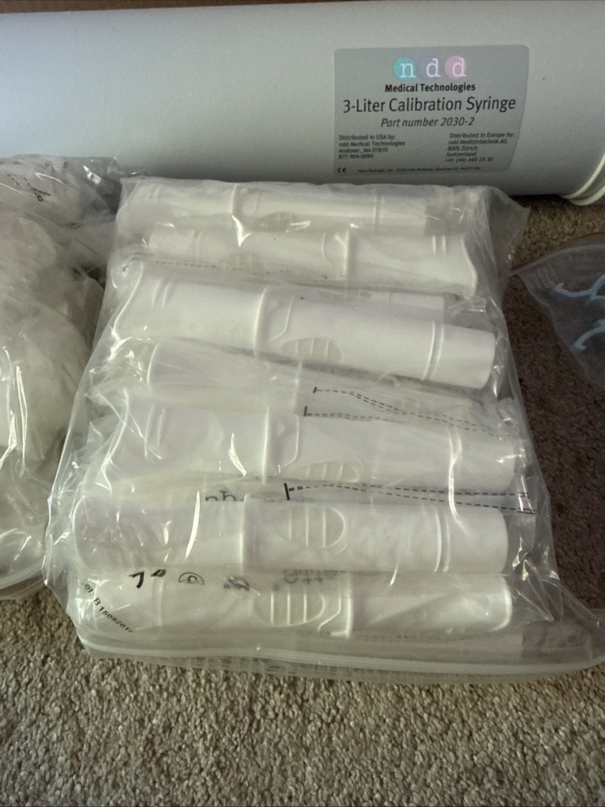 NDD Medical Technologies 2030-2 Calibration Syringe. Used