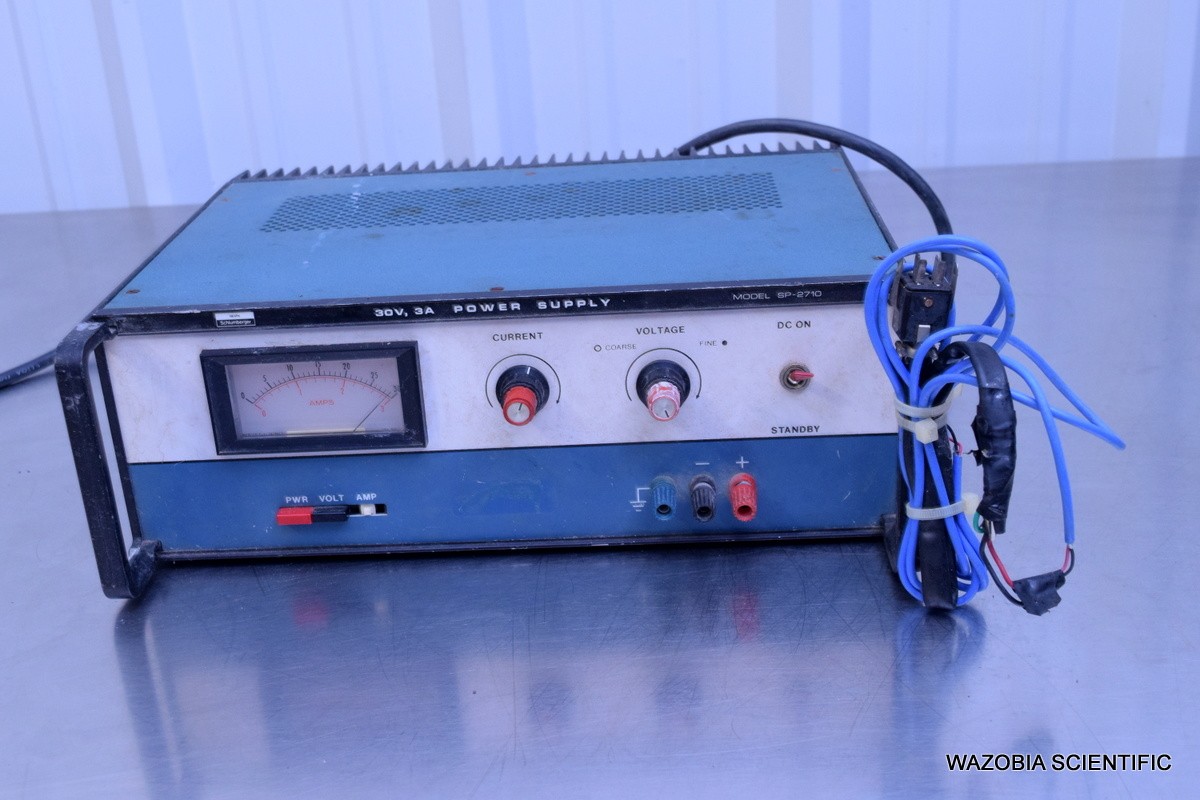 HEATH SCHLUMBERGER MODEL SP-2710 30V 3A POWER SUPPLY EIA-416