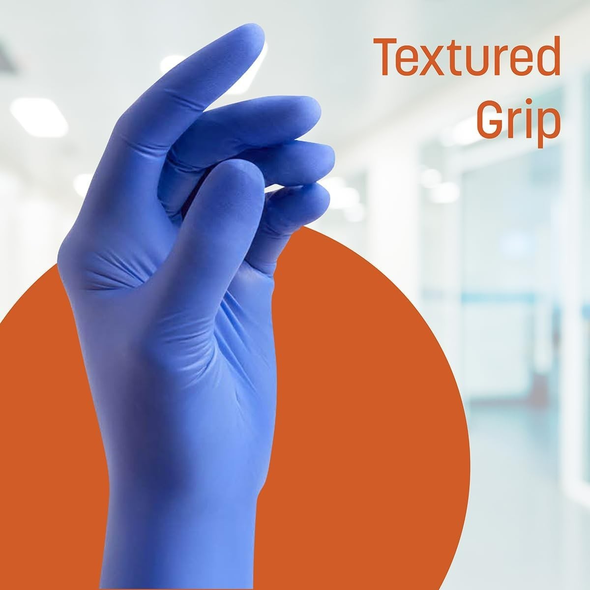 Ambidextrous Waterproof Nitrile Gloves – 100 Disposable Gloves for Safe Handling