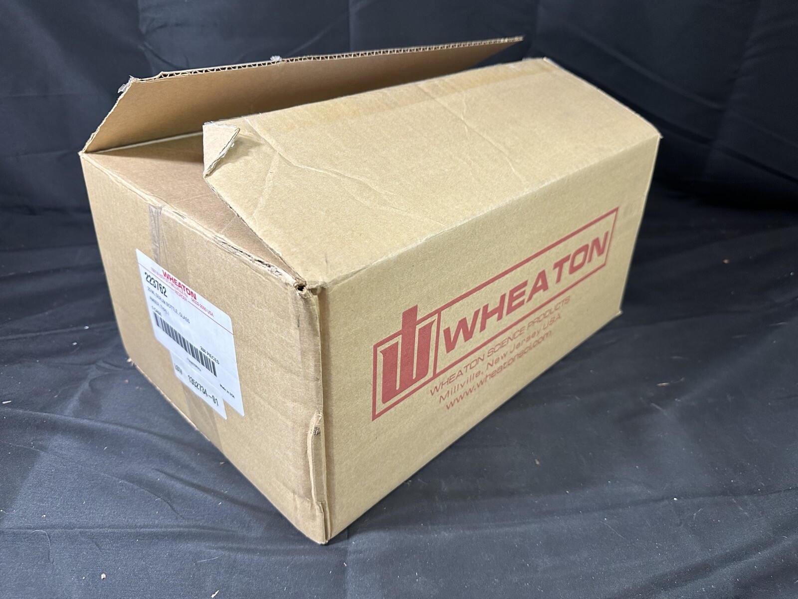 WHEATON Amber Glass 20mL Serum Bottle 20mm Crimp Top 223762 (288/Case)