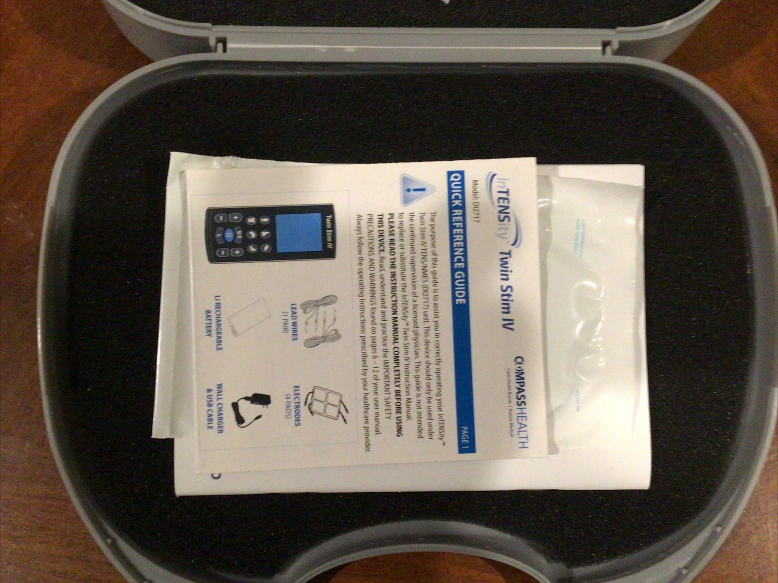 InTENSity 12 Digital TENS Unit Rechargeable Battery & 12 Pre-Set Treatment New