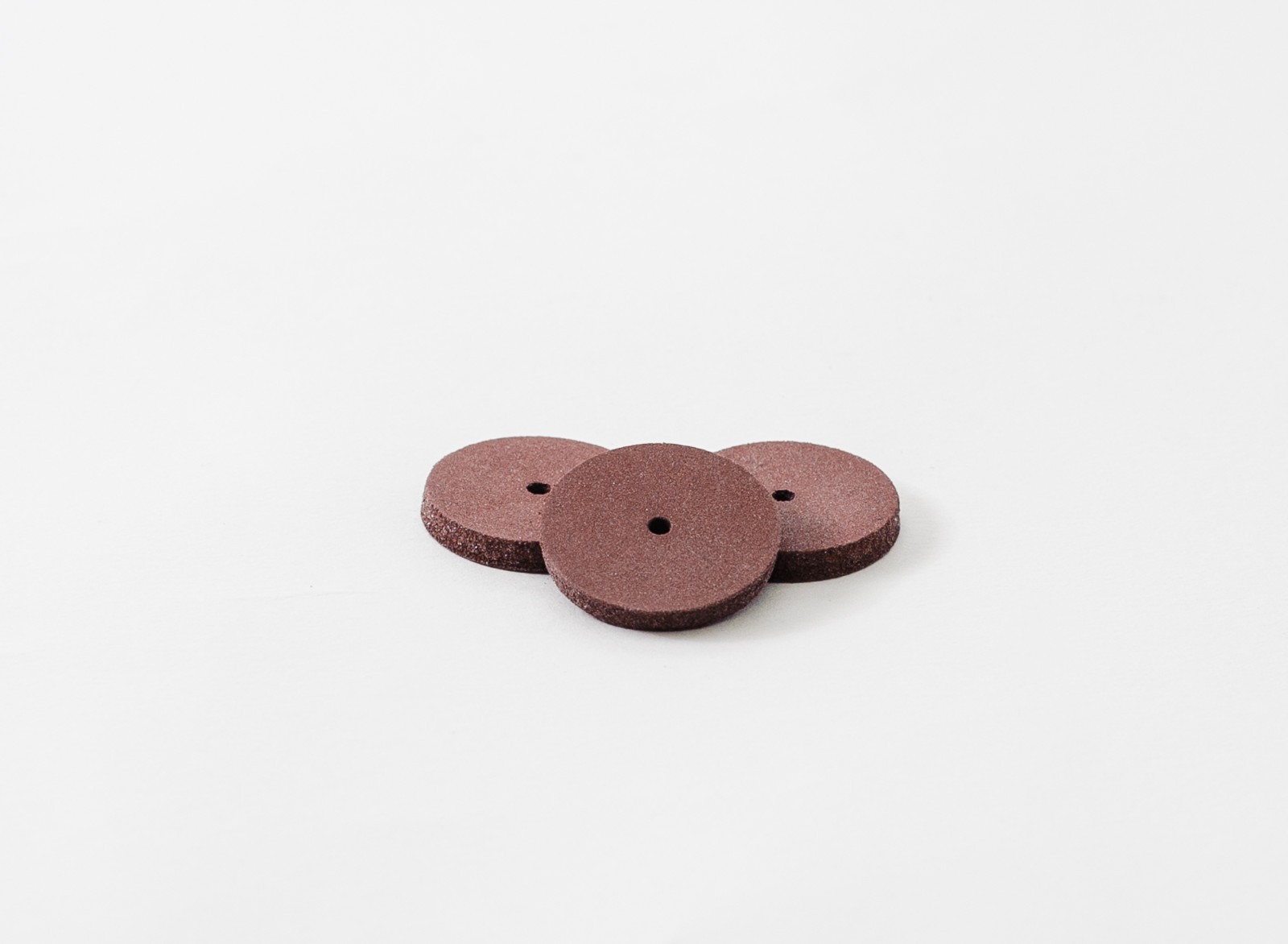 DENTAL LAB SILICONE FINISHING POLISHING RUBBER WHEEL 7/8″ X 1/8″ BROWN 100/BOX