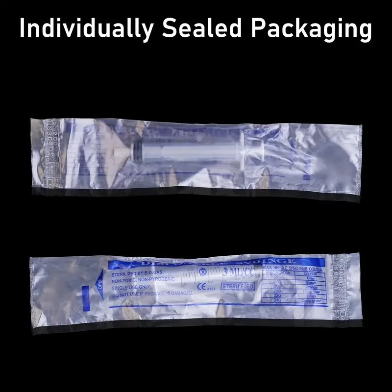 3ml plastic syringes for science lab experiment refills, measuring liquids