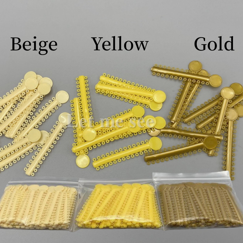 1040pcs/pack Dental Orthodontic Elastic Ligature Ties Bands Bracket Brace